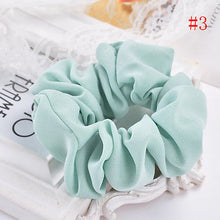 Load image into Gallery viewer, Sincerest Feedback NOW   New Lady Hair Scrunchies Ring Elastic Pure Color Hair Rope (NOW ! BUY 1 GET 1 FREE SAME COLOR “Sincerest Feedback Will Last for 2 Months :)  )